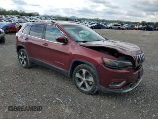 2019 Jeep Cherokee Limited with VIN 1C4PJLDN7KD146362, listed as a Copart auction lot 52727625 with 54,354 mi miles and Clean title. Bid and sale history available at DreamBid. Image 4.