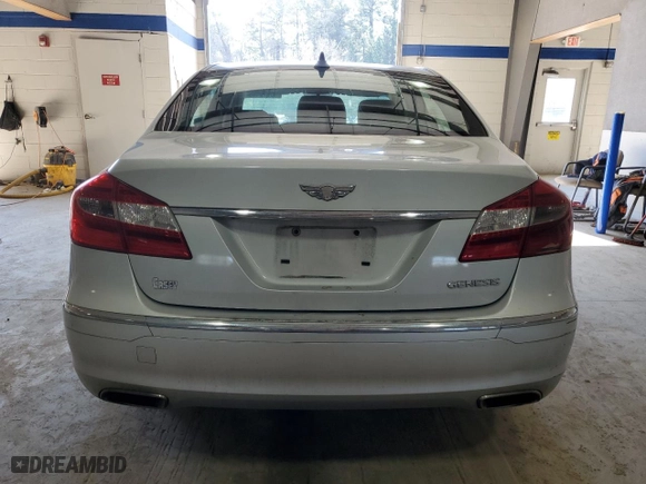 2014 Hyundai Genesis 3.8L with VIN KMHGC4DDXEU263778, listed as a Copart auction lot 43636465 with 278,482 mi miles and Salvage Title. Bid and sale history available at carsss.com. Image 6.