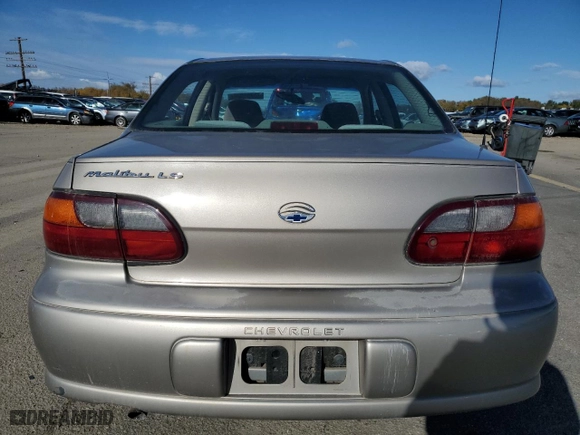 1999 Chevrolet Malibu LS with VIN 1G1NE52MXX6233064, listed as a Copart auction lot 78757824 with 123,166 mi miles and Salvage Title. Bid and sale history available at carsss.com. Image 6.