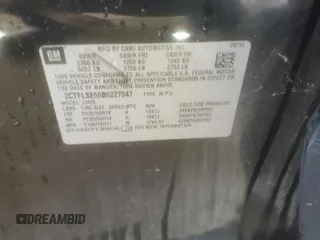 2011 GMC Terrain SLE-2 with VIN 2CTFLSE56B6227547, listed as a Copart auction lot 53938295 with 189,462 mi miles and Salvage Title. Bid and sale history available at DreamBid. Image 13.
