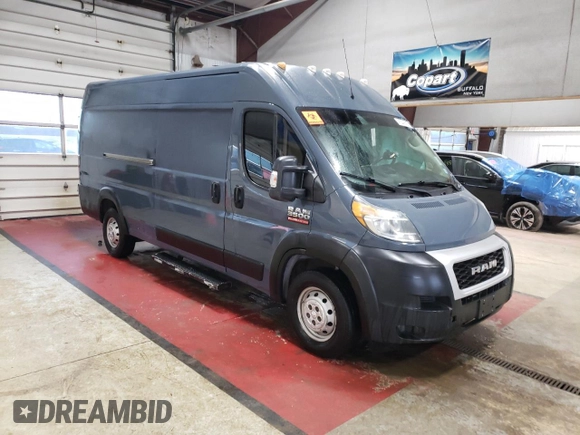 2020 Ram ProMaster Cargo with VIN 3C6URVJG4LE108690, listed as a Copart auction lot 47542605 with 163,992 mi miles and Salvage Title. Bid and sale history available at carsss.com. Image 4.