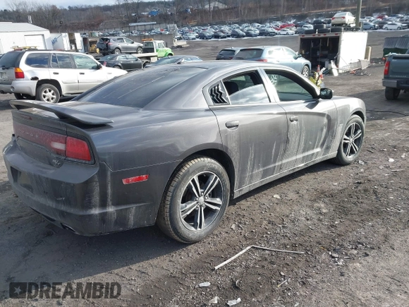 2014 Dodge Charger RT Plus with VIN 2C3CDXDTXEH244650, listed as a IAAI auction lot 41320486 with 126,493 mi miles. Bid and sale history available at carsss.com. Image 4.