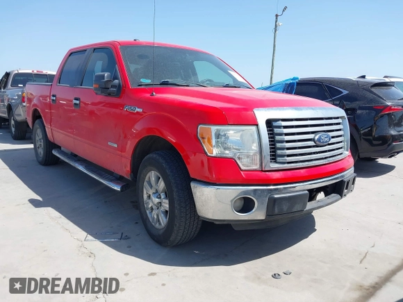 2012 Ford F-150 XL with VIN 1FTFW1CT4CFC96789, listed as a IAAI auction lot 41829813 with 173,155 mi miles. Bid and sale history available at carsss.com. Image 1.