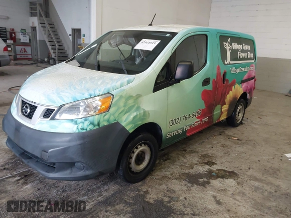 2013 Nissan NV200 SV with VIN 3N6CM0KN2DK690162, listed as a IAAI auction lot 42021819 with 148,536 mi miles and . Bid and sale history available at carsss.com. Image 2.