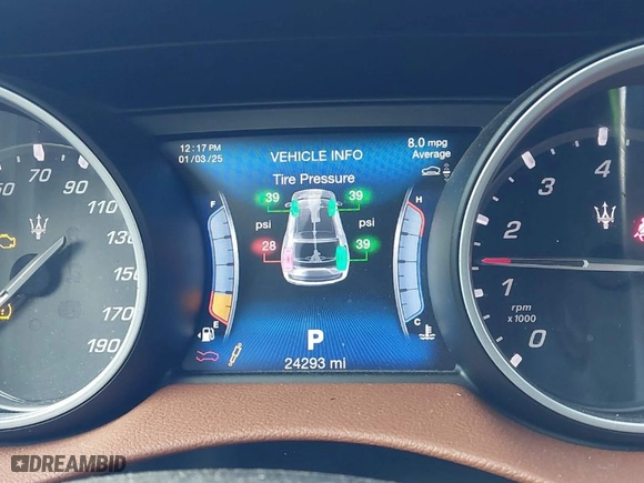 2017 Maserati Levante S with VIN ZN661YUA2HX262919, listed as a IAAI auction lot 41243382 with NaN miles. Bid and sale history available at carsss.com. Image 15.
