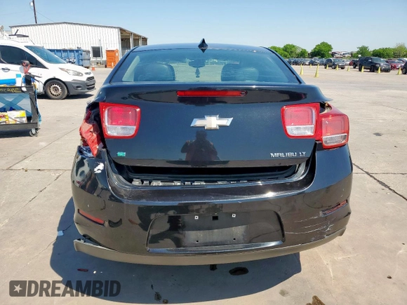 2015 Chevrolet Malibu LT with VIN 1G11C5SL6FF153304, listed as a Copart auction lot 53157425 with 219,640 mi miles and Salvage Title. Bid and sale history available at DreamBid. Image 6.