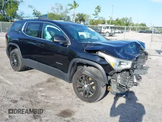 2019 GMC Acadia SLT with VIN 1GKKNMLS1KZ182115, listed as a IAAI auction lot 41860425 with 95,112 mi miles. Bid and sale history available at carsss.com. Image 1.
