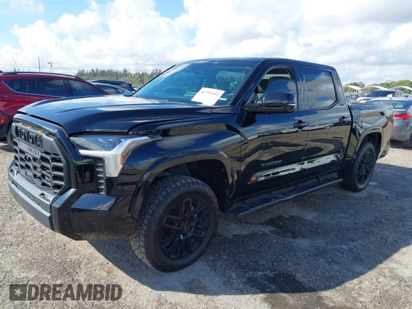 2022 Toyota Tundra 2WD SR5 with VIN 5TFLA5AB5NX012795, listed as a IAAI auction lot 41599301 with 25,191 mi miles. Bid and sale history available at carsss.com. Image 2.