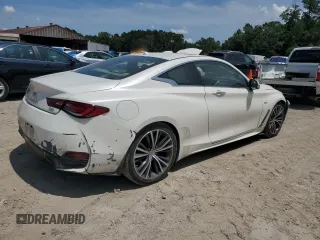 2017 Infiniti Q60 Premium with VIN JN1EV7EK2HM360596, listed as a Copart auction lot 59596425 with 97,099 mi miles and Salvage title. Bid and sale history available at DreamBid. Image 3.
