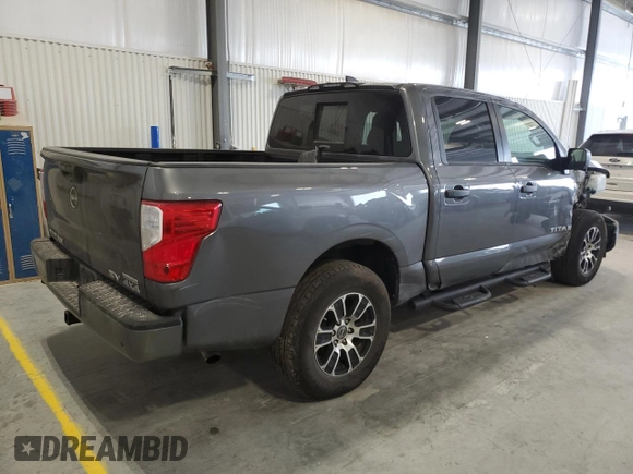 2023 Nissan Titan SV с VIN 1N6AA1EC1PN113475, выставлен на аукционе Copart как лот 85920794 с пробегом 25 434 миль миль и Списание • Salvage title. История ставок и продаж доступна на DreamBid. Изображение 3.