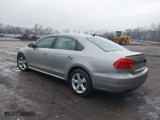 2012 Volkswagen Passat SE w/Sunroof with VIN 1VWBH7A39CC108345, listed as a IAAI auction lot 41582865 with 168,741 mi miles. Bid and sale history available at carsss.com. Image 3.