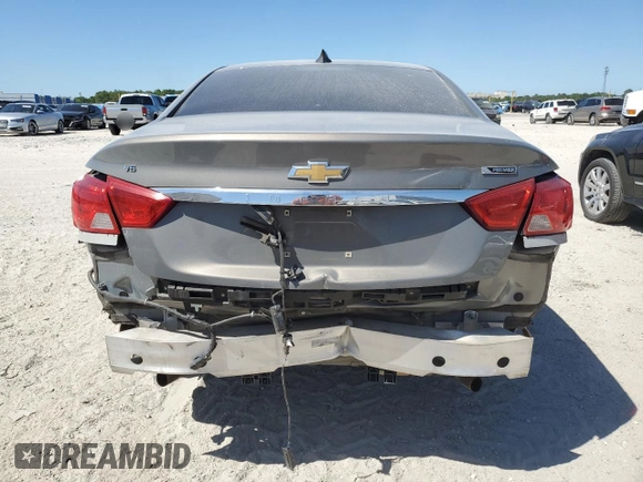 2018 Chevrolet Impala Premier with VIN 2G1125S3XJ9135697, listed as a Copart auction lot 52821965 with 122,546 mi miles and Salvage Title. Bid and sale history available at DreamBid. Image 6.