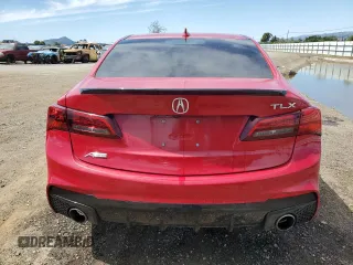 2018 Acura TLX w/A-SPEC Pkg with VIN 19UUB2F63JA007931, listed as a Copart auction lot 52135034 with Not provided miles and Salvage title. Bid and sale history available at DreamBid. Image 6.