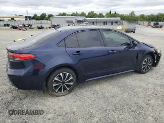 2020 Toyota Corolla LE with VIN JTDEPRAE9LJ052757, listed as a Copart auction lot 53683115 with 82,223 mi miles and Salvage Title. Bid and sale history available at carsss.com. Image 3.