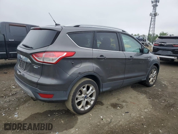 2016 Ford Escape Titanium with VIN 1FMCU9J95GUA58624, listed as a Copart auction lot 59915305 with 102,061 mi miles and Salvage title. Bid and sale history available at DreamBid. Image 3.