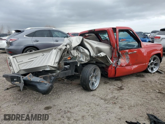 1996 Chevrolet Silverado 1500 with VIN 1GCEC14W4TZ229105, listed as a Copart auction lot 47544315 with 248,818 mi miles and Salvage Title. Bid and sale history available at DreamBid. Image 3.