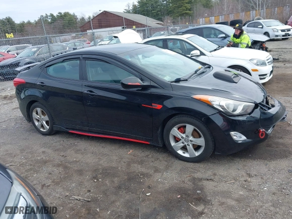 2012 Hyundai Elantra GLS with VIN KMHDH4AE4CU240804, listed as a IAAI auction lot 41887622 with 147,738 mi miles. Bid and sale history available at carsss.com. Image 13.