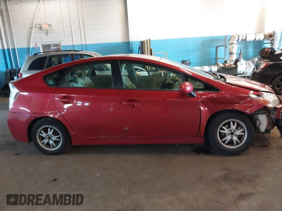 2011 Toyota Prius I with VIN JTDKN3DU7B1453991, listed as a IAAI auction lot 41640443 with 352,481 mi miles. Bid and sale history available at carsss.com. Image 13.