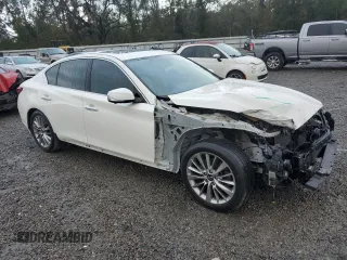 2019 Infiniti Q50 3.0t Signature Edition with VIN JN1EV7AP0KM542788, listed as a Copart auction lot 89372255 with 32,157 mi miles and Salvage Title. Bid and sale history available at carsss.com. Image 4.