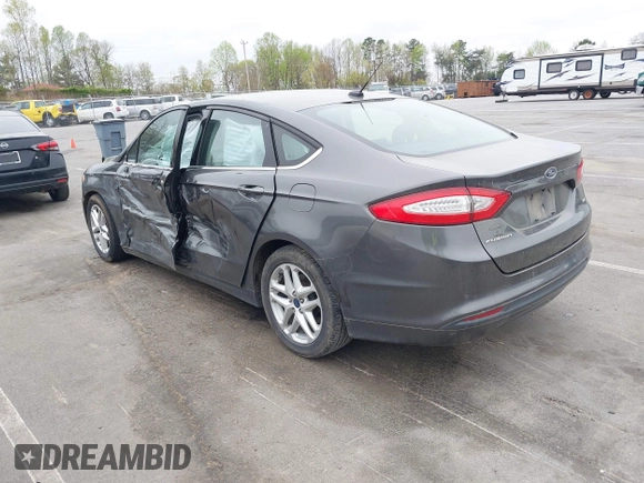 2016 Ford Fusion SE with VIN 3FA6P0H75GR349940, listed as a IAAI auction lot 41934470 with 150,699 mi miles. Bid and sale history available at carsss.com. Image 3.