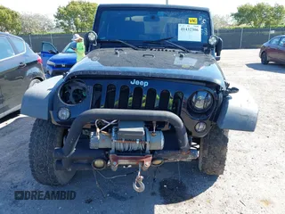 2016 Jeep Wrangler Willys Wheeler z VIN 1C4AJWAG9GL257621, wystawiony jako IAAI lot #41432306 z przebiegiem 84 248 mil mil oraz . Historia ofert i sprzedaży dostępna na DreamBid. Obrazek 6.