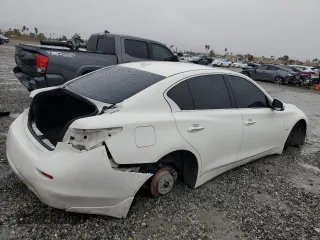 2017 Infiniti Q50 Premium with VIN JN1EV7AP2HM741642, listed as a Copart auction lot 49171665 with 90,501 mi miles and Salvage Title. Bid and sale history available at DreamBid. Image 3.