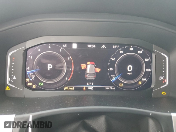 2022 Volkswagen Atlas SEL Premium R-Line с VIN 1V2FE2CA7NC218680, выставлен на аукционе Copart как лот 43991505 с пробегом 54 471 миль миль и Чистый • Clean title. История ставок и продаж доступна на DreamBid. Изображение 9.