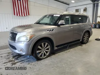 2011 Infiniti QX56 8-passenger with VIN JN8AZ2NC9B9300499, listed as a Copart auction lot 62152055 with 192,761 mi miles and Clean title. Bid and sale history available at DreamBid. Image 1.