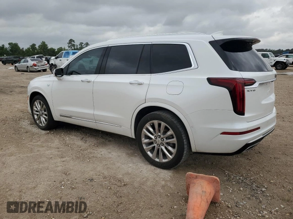 2021 Cadillac XT6 Premium Luxury with VIN 1GYKPCRSXMZ169206, listed as a Copart auction lot 55953525 with 64,789 mi miles and Salvage Title. Bid and sale history available at DreamBid. Image 2.
