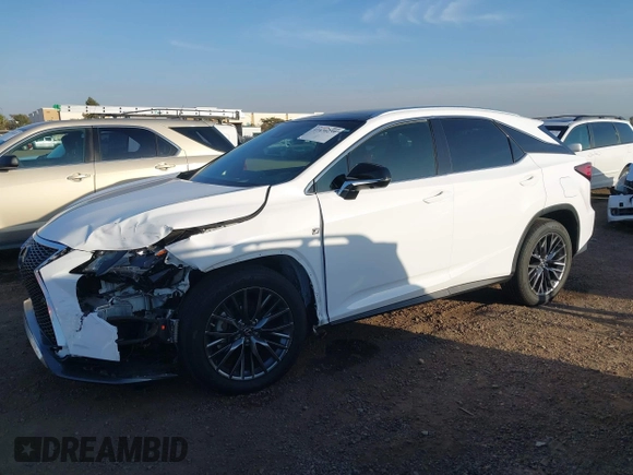 2017 Lexus RX with VIN 2T2BZMCA8HC127537, listed as a IAAI auction lot 41630259 with 37,033 mi miles. Bid and sale history available at carsss.com. Image 15.