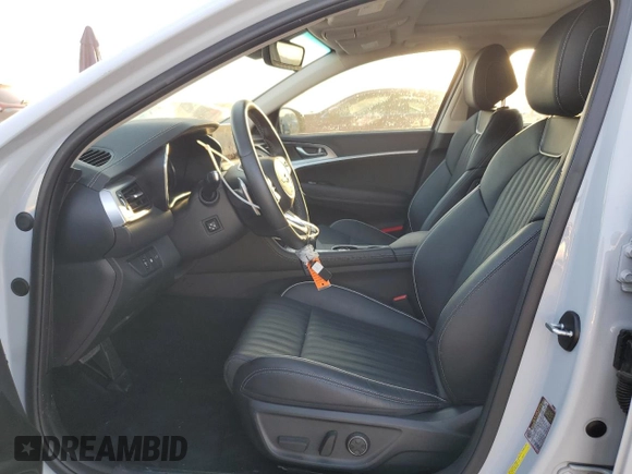 2022 Genesis G70 2.0T with VIN KMTG34TA7NU103693, listed as a Copart auction lot 73323644 with 10,901 mi miles and Salvage Title. Bid and sale history available at carsss.com. Image 7.