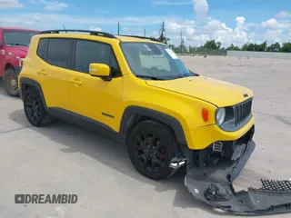 2017 Jeep Renegade Latitude with VIN ZACCJABB9HPG35478, listed as a IAAI auction lot 42576406 with 95,518 mi miles and . Bid and sale history available at DreamBid. Image 1.