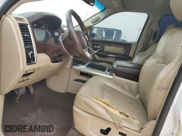 2015 Ram 2500 Laramie with VIN 3C6UR5NL6FG552735, listed as a Copart auction lot 51568925 with 284,745 mi miles and Salvage title. Bid and sale history available at DreamBid. Image 7.
