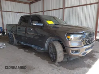 2022 Ram 1500 Big Horn with VIN 1C6SRFFT6NN223955, listed as a IAAI auction lot 42013455 with 37,283 mi miles and . Bid and sale history available at DreamBid. Image 1.