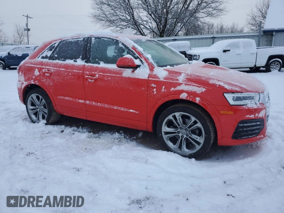 2016 Audi Q3 Prestige with VIN WA1GFCFS0GR012771, listed as a Copart auction lot 85825794 with 3,916 mi miles and Clean title. Bid and sale history available at DreamBid. Image 4.