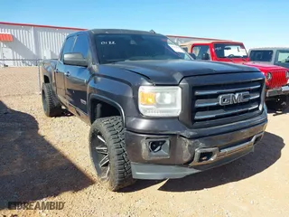 2014 GMC Sierra 1500 SLT with VIN 1GTV2VECXEZ377180, listed as a IAAI auction lot 41347220 with 197,321 mi miles. Bid and sale history available at carsss.com. Image 1.