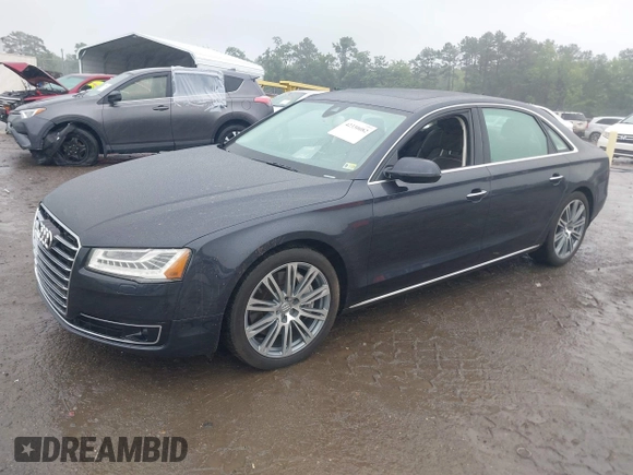 2015 Audi A8 4.0T with VIN WAU32AFD2FN026356, listed as a IAAI auction lot 42330082 with 44,857 mi miles and . Bid and sale history available at DreamBid. Image 2.