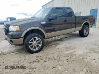 2006 Ford F-150 XLT with VIN 1FTPX145X6NA69506, listed as a Copart auction lot 51009805 with 184,571 mi miles and Salvage title. Bid and sale history available at DreamBid. Image 1.