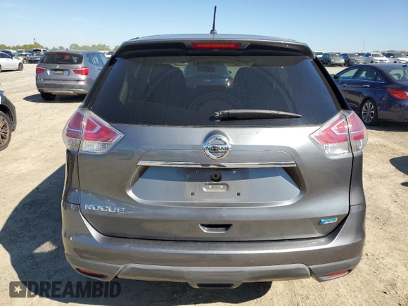 2014 Nissan Rogue SV with VIN 5N1AT2ML2EC832856, listed as a Copart auction lot 50266825 with 135,191 mi miles and Salvage Title. Bid and sale history available at DreamBid. Image 6.