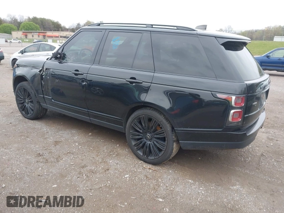 2021 Land Rover Range Rover Westminster with VIN SALGS2RU0MA418187, listed as a IAAI auction lot 41903264 with 103,098 mi miles. Bid and sale history available at carsss.com. Image 3.