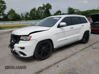 2014 Jeep Grand Cherokee Summit with VIN 1C4RJFJG8EC423661, listed as a Copart auction lot 56970495 with 134,533 mi miles and Salvage title. Bid and sale history available at DreamBid. Image 1.