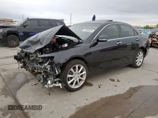 2006 Acura TSX with VIN JH4CL96876C018619, listed as a Copart auction lot 51849525 with 176,034 mi miles and Salvage Title. Bid and sale history available at carsss.com. Image 1.