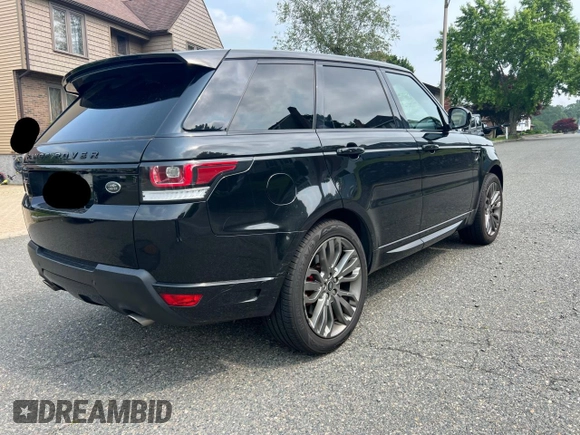 2016 Land Rover Range Rover Sport HSE with VIN SALWS2VF8GA562321, listed as a Copart auction lot 62429485 with 102,400 mi miles and Clean title. Bid and sale history available at DreamBid. Image 4.