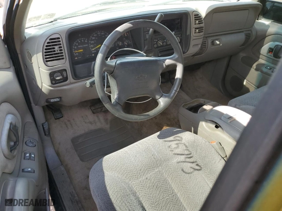 1997 Chevrolet Tahoe with VIN 3GNEK18R1VG104628, listed as a Copart auction lot 53315215 with 195,743 mi miles and Salvage Title. Bid and sale history available at carsss.com. Image 8.