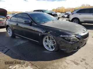 2005 BMW 6 Series 645Ci with VIN WBAEH73455CF95326, listed as a Copart auction lot 78535474 with 221,966 mi miles and Salvage Title. Bid and sale history available at carsss.com. Image 4.