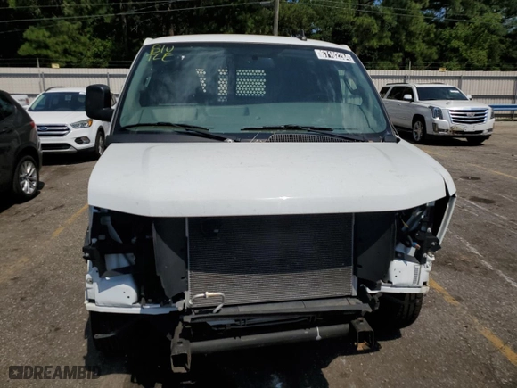 2022 GMC Savana Cargo Van with VIN 1GTW7AF75N1218999, listed as a Copart auction lot 67102284 with 0 mi miles and Clean Title. Bid and sale history available at carsss.com. Image 5.
