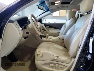 2012 Infiniti EX Journey with VIN JN1AJ0HRXCM453448, listed as a Copart auction lot 54864725 with 128,195 mi miles and Salvage title. Bid and sale history available at DreamBid. Image 7.