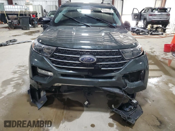 2023 Ford Explorer XLT with VIN 1FMSK8DH0PGB89490, listed as a Copart auction lot 52488425 with 174,498 mi miles and Salvage Title. Bid and sale history available at carsss.com. Image 5.
