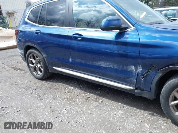 2022 BMW X3 xDrive30i with VIN 5UX53DP04N9M16967, listed as a IAAI auction lot 42022516 with 44,827 mi miles and . Bid and sale history available at DreamBid. Image 17.