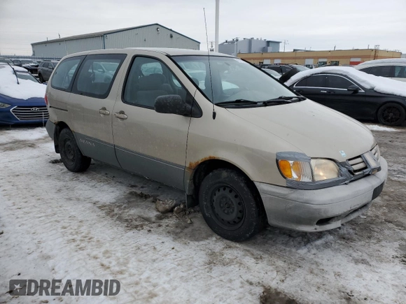 2001 Toyota Sienna CE with VIN 4T3ZF19C11U358813, listed as a Copart auction lot 45113485 with 189,763 mi miles and Clean Title. Bid and sale history available at carsss.com. Image 4.
